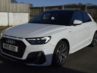 Used Audi A1 Sportback S-Line 116 HP (85 kW) 2019 White Hatchback