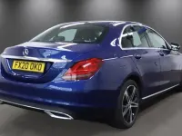 Used Mercedes C200 Premium 2020 Blue Sedan