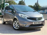 Used Nissan Note Tekna 90 HP (66 kW) 2014 Grey Hatchback