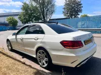 Used Mercedes E220 AMG line 2014 White Sedan