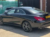 Used Mercedes CLA180 122 HP (89 kW) 2015 Black Coupe