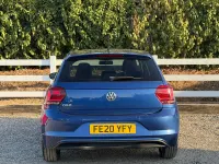 Used VW Polo SE 95 HP (69 kW) 2020 Blue Hatchback