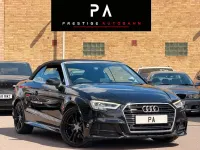 Used Audi A3 Cabriolet S-Line 184 HP (135 kW) 2016 Black Cabriolet
