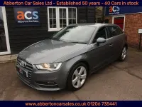 Usado Audi A3 Sport 184 HP (135 kW) 2013 Cinzento Citadino