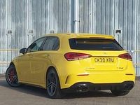 Used Mercedes A45 AMG 421 HP (309 kW) 2020 Yellow Hatchback