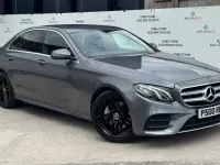 Begagnad Mercedes E220 AMG line 194 HK (142 kW) 2017 Grå Sedan