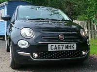Used Fiat 500 Lounge 69 HP (50 kW) 2017 Black Hatchback