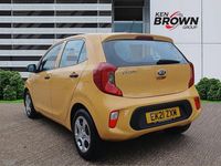 Used Kia Picanto 2021 Yellow Hatchback