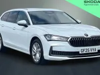 Second-hand Skoda Superb SE Technology 150 CP (110 kW) 2025 Alb Break