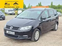 Begagnad VW Sharan SE 2014 Svart Minibuss