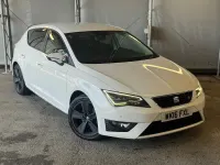 Used Seat Leon FR 2016 White Hatchback