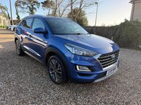 Used Hyundai Tucson Premium 136 HP (100 kW) 2019 Blue with black leather trim SUV