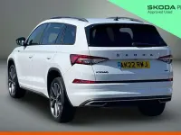 Used Skoda Kodiaq SportLine 187 HP (137 kW) 2022 White SUV