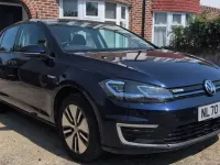 Used VW e-Golf 99 kW (135 HP) 2019 Blue Hatchback