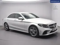 Second-hand Mercedes C220 AMG line 194 CP (142 kW) 2020 Argintiu Berlinǎ