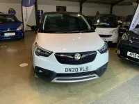 Used Vauxhall Crossland X Elite 130 HP (95 kW) 2020 White SUV