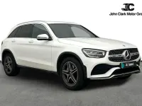 Used Mercedes GLC220 AMG line 191 HP (140 kW) 2020 White SUV