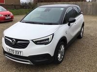 Used Vauxhall Crossland X 130 HP (95 kW) 2020 White SUV