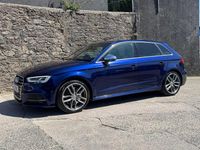 Begagnad Audi S3 Sportback Design 310 HK (228 kW) 2017 Blå Halvkombi