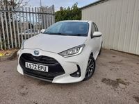 Used Toyota Yaris Hybrid Design 2022 White Hatchback