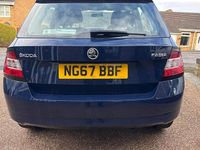 Used Skoda Fabia 75 HP (55 kW) 2018 Blue Hatchback