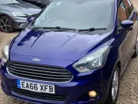 Used Ford Ka Plus Zetec 86 HP (63 kW) 2016 Blue Hatchback