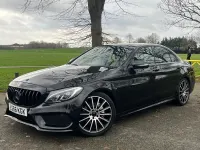 Used Mercedes C220 AMG Line Premium 170 HP (125 kW) 2016 Black Sedan