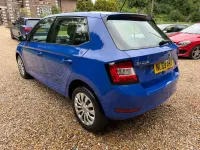 Used Skoda Fabia 75 HP (55 kW) 2019 Blue Hatchback