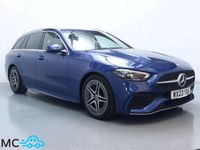 Usado Mercedes C200 AMG line 224 HP (164 kW) 2023 Azul Carrinha