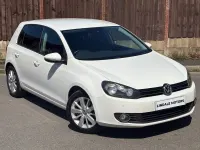Used VW Golf VI Match 105 HP (77 kW) 2011 White Hatchback