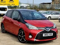Used Toyota Yaris Design 101 HP (74 kW) 2016 Red Hatchback