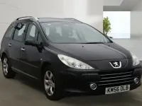 Used Peugeot 307 S 110 HP (80 kW) 2006 Black Estate