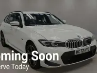 Used BMW 330e M Sport 292 HP (214 kW) 2023 White Estate