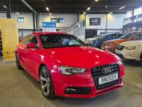 Used Audi A5 Black Edition 170 HP (125 kW) 2013 Red Coupe