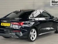 Used Audi A3 S-Line 150 HP (110 kW) 2023 Black Sedan