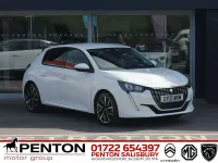 Used Peugeot 208 Allure Premium 100 HP (73 kW) 2021 White Hatchback