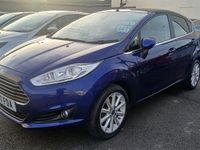 Used Ford Fiesta Titanium 2017 Blue Hatchback