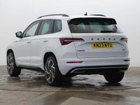Used Skoda Karoq SportLine 140 HP (102 kW) 2023 Moon white metallic SUV