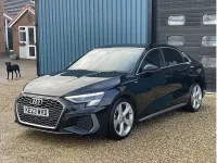 Używany Audi A3 S-Line 110 KM (80 kW) 2023 Czarny Sedan/Limuzyna