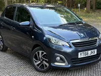 Used Peugeot 108 Allure 82 HP (60 kW) 2016 Blue Hatchback