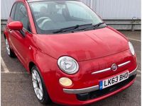 Used Fiat 500 Lounge 69 HP (50 kW) 2013 Red Hatchback