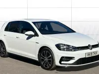 Used VW Golf VII R-line 150 HP (110 kW) 2019 White Hatchback