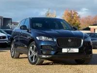 Begagnad Jaguar F-Pace Portfolio 300 HK (220 kW) 2017 Blå SUV