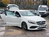 Used Mercedes A200 AMG Line Premium 136 HP (100 kW) 2017 White Hatchback