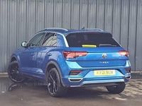 Used VW T-Roc R-line 150 HP (110 kW) 2021 Blue SUV