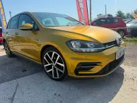 Used VW Golf VII R-line 150 HP (110 kW) 2017 Yellow Hatchback