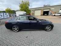 Used Mercedes C220 AMG Line Premium 170 HP (125 kW) 2017 Blue Sedan