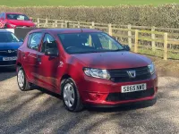 Used Dacia Sandero Ambiance 90 HP (66 kW) 2015 Red Hatchback