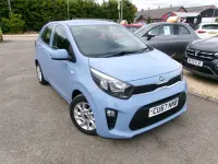 Used Kia Picanto 2017 Blue Hatchback