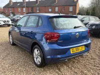 Used VW Polo SE 65 HP (47 kW) 2018 Blue Hatchback